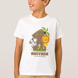 Personalized Safari Birthday Tshirt for Brother