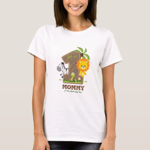 Personalized Safari Birthday Tshirt for Mommy