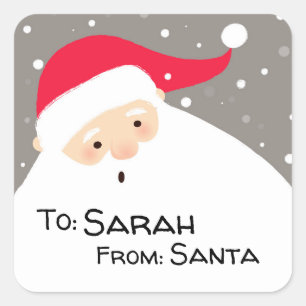 Personalized Santa Gift Tags