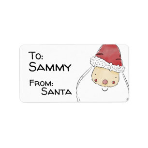 Personalized Santa Gift Tags