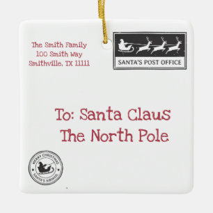 Personalized Santa Letter Ornament