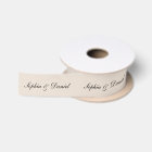 Personalized Satin Ribbon with Custom Text