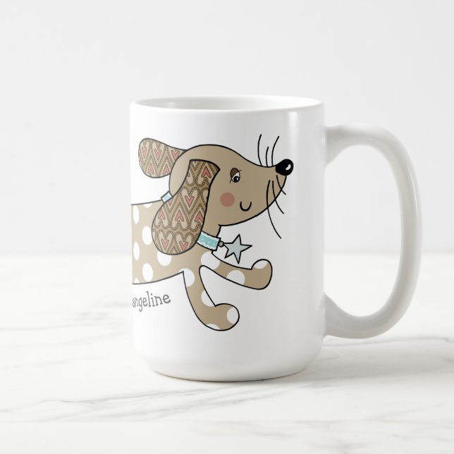 Personalized Sausage Dog Dachshund Mug (Right)