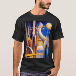 PERSONALIZED SCI-FI Futuristic Geometric World T-Shirt