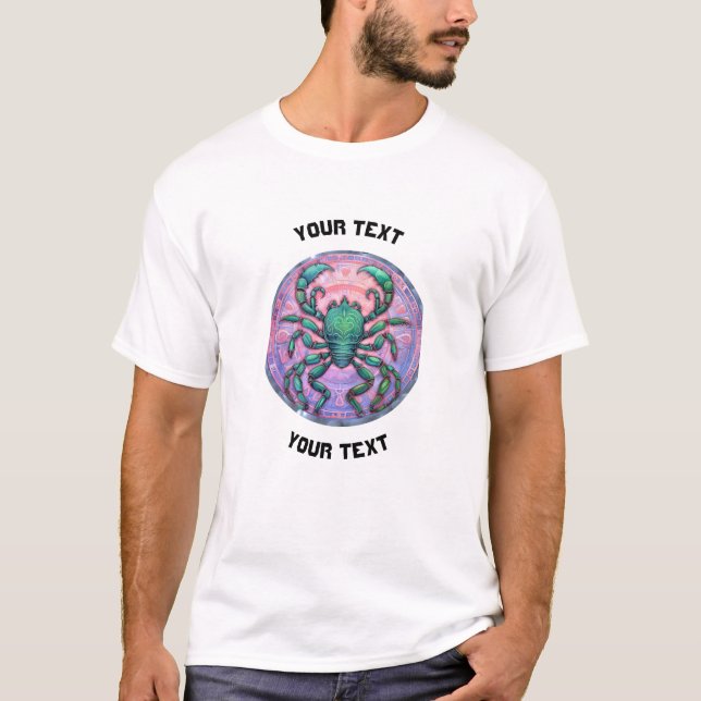 PERSONALIZED Scorpio ZODIAC SIGN  T-Shirt (Front)