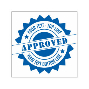 Personalized Seal of Approval Self-Inking Stamp