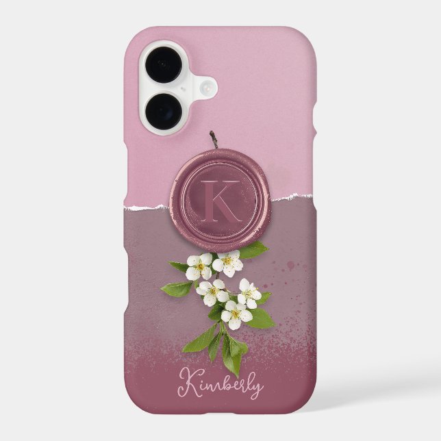 Personalized Sealing Wax Case-Mate iPhone Case (Back)