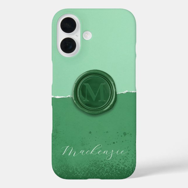 Personalized Sealing Wax Case-Mate iPhone Case (Back)