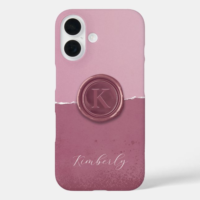 Personalized Sealing Wax Case-Mate iPhone Case (Back)