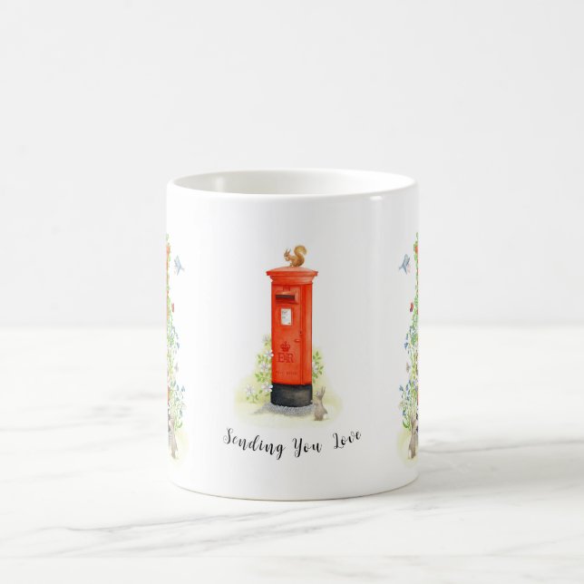 Personalized Sending You Love Post Box Mug (Center)