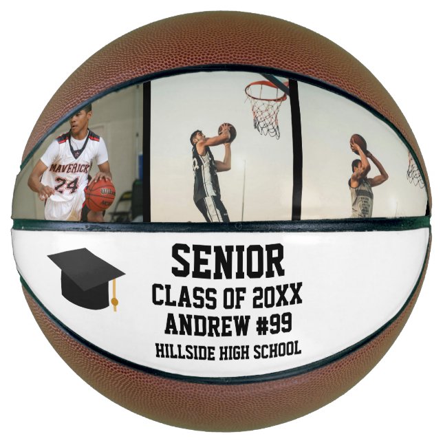 Personalized Senior Night Class Of 2026 Graduation Basketball (Front)