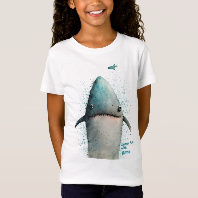 Personalized Shark t-shirt (Front)