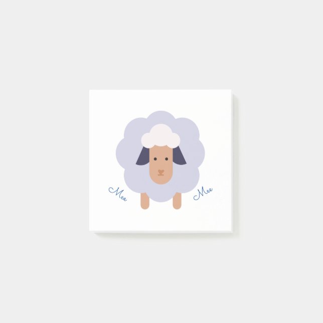 Personalized sheep post-it notes (Front)