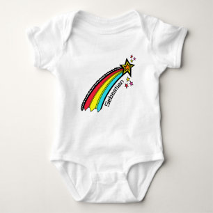 Personalized Shooting Star Space Baby Bodysuit