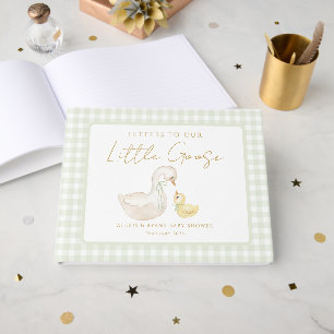 Personalized Silly Goose Bear Baby Shower Guest Book