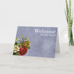 Personalized simple Elegant Welcome Card