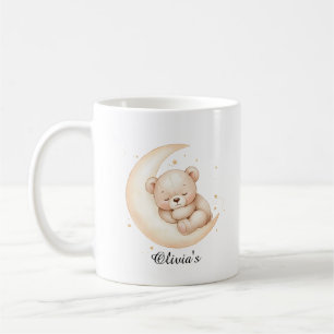 Personalized Sleeping Bear Moon Mug 