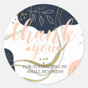 Personalized small business thank you Label