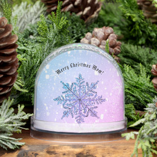 Personalized Snowflake Snow Globe
