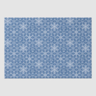 Personalized Snowflake star Holiday wrapping paper