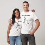 Personalized Snowman Christmas T-Shirt<br><div class="desc">This personalized Christmas T - Shirt features the Christmas Crew's Snowman Character.</div>