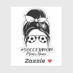 Personalized Soccer Mom Sticker