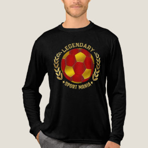 Personalized Soccer Team Emblem   Birthday Gifts Tri-Blend Shirt