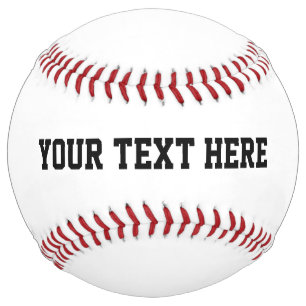 PERSONALIZED  SOFTBALL CUSTOM BASEBALL
