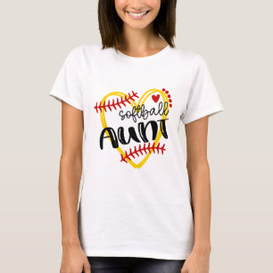 Personalized Softll Heart Tee Cute Aunt Women Soft
