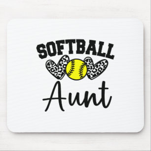 Personalized Softll Heart Tee Cute Aunt Women Soft Mouse Pad