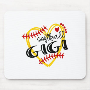 Personalized Softll Heart Tee Cute Gigi Women Soft Mouse Pad