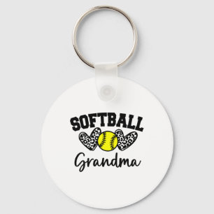 Personalized Softll Heart Tee Cute Grandma Men Sof Key Ring