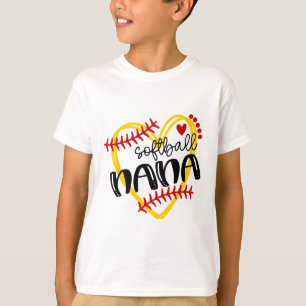 Personalized Softll Heart Tee Cute Nana Women Soft