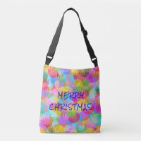 PERSONALIZED SPARKLY COLOURED MERRY CHRISTMAS