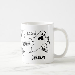 Personalized Spooky Halloween Ghosts Coffee Mug