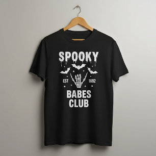 Personalized Spooky Halloween Group College Party T-Shirt