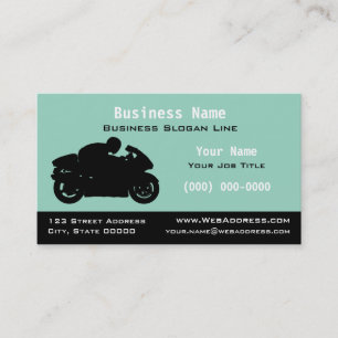 Personalized Sportbike / Performance Motorcycle Business Card