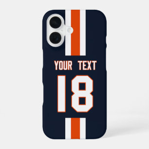 Personalized Sports Jersey iPhone 16 Case