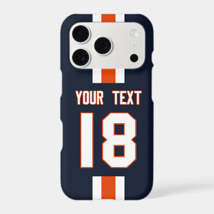 Personalized Sports Jersey iPhone 17 Pro Case