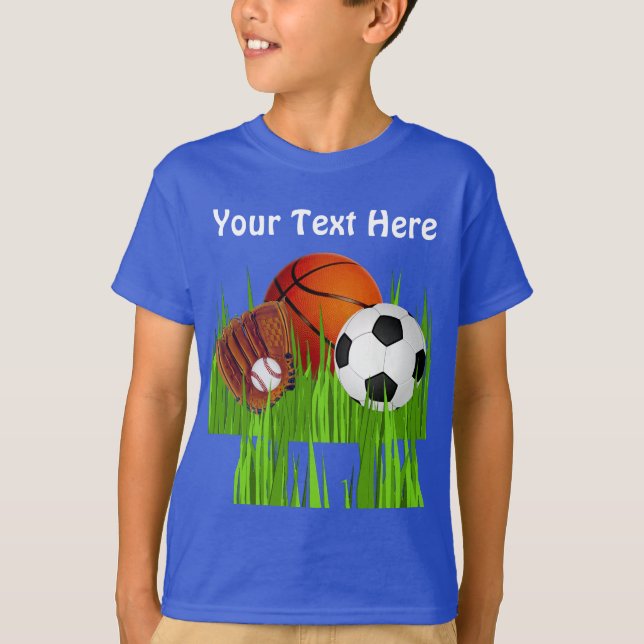 PERSONALIZED Sports Sweatshirts for Boys (Front)