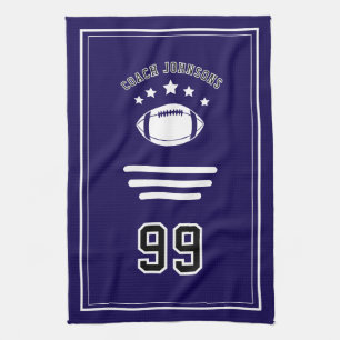 Personalized Sports Towel   Custom Football Player
