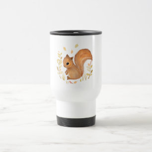 Personalized Squirrel Travel Mug