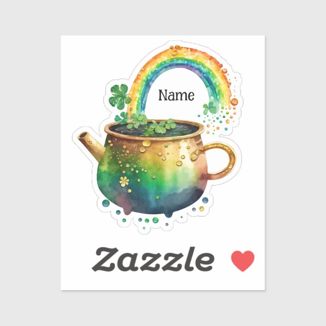Personalized st. Patrick's day rainbow  (Sheet)