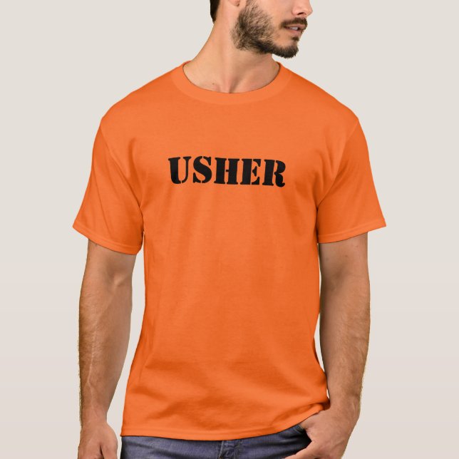 Personalized Stag Do T shirts Usher Best Man (Front)