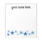 Personalized Stars Stationery for Boys