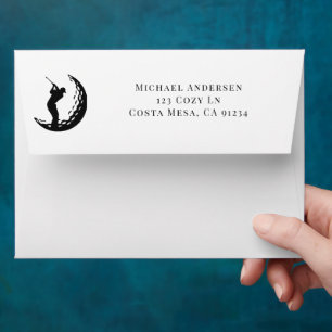 Personalized Sticker   Bachelor Golf Weekend Envelope