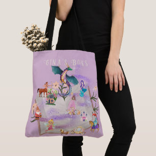 Personalized Story Book Tote Bag