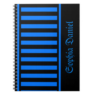 Personalized Stripes Pattern         Notebook