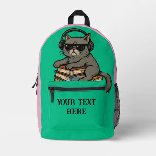 Personalized Student Gear Too Cool for School Printed Backpack