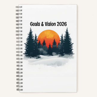 Personalized Success Mindset Notebook 2026 Goals